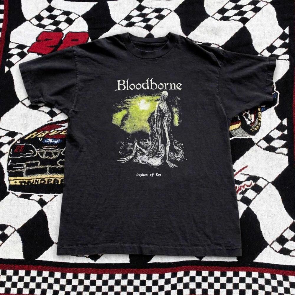 Black Bloodborne Cotton T Shirt